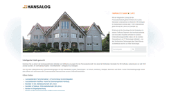 Desktop Screenshot of bewerber.hansalog.de