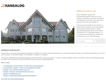 Tablet Screenshot of bewerber.hansalog.de